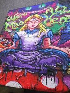 8 alice wall hangings...