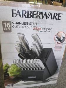 farberware 16 piece stainless steel...