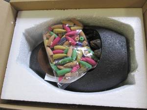 large backflow incense burner ...