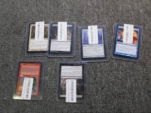 lot of 6 magic the gathering cards ...