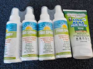 4 Pain Spray And Hempvana Cold as I...