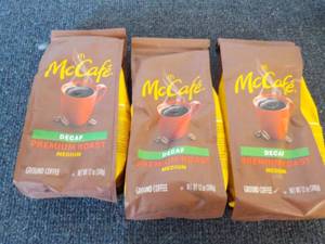 3 - 12 oz Bags McCafe Decaf Coffee ...