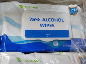 Case of 1200 HoCleans Alcohol Wipes...