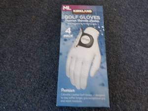 4 pack Kirkland Size ML right  Hand...