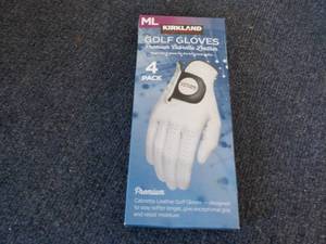 4 pack Kirkland Size ML right  Hand...