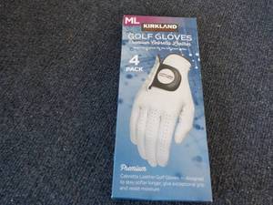 4 pack Kirkland Size ML right  Hand...