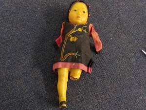 Very Vintage Doll- damaged but the ...