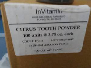 Box of 100 - 2.75 oz Invitamin Char...