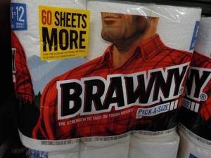 6 pack Brawny Paper Towels...