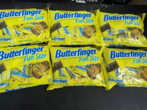 6 - 10.2 bags Butterfinger Fun Size...
