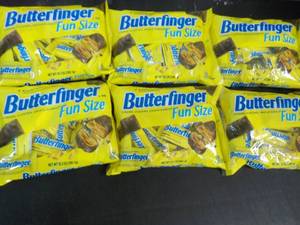 6 - 10.2 bags Butterfinger Fun Size...