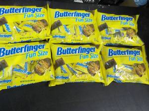 6 - 10.2 bags Butterfinger Fun Size...