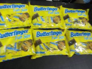 6 - 10.2 bags Butterfinger Fun Size...