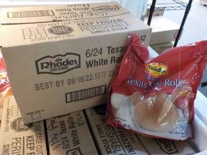 Case of 6 - 24 ct Frozen Rhodes Tex...