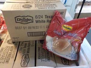 Case of 6 - 24 ct Frozen Rhodes Tex...