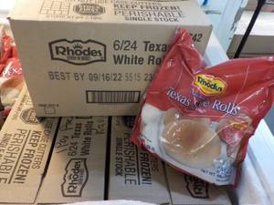 Case of 6 - 24 ct Frozen Rhodes Tex...