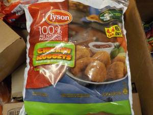 4.4 lb. Box Frozen Tyson Chicken Nu...