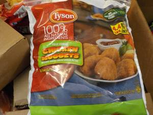 4.4 lb. Box Frozen Tyson Chicken Nu...