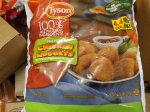 4.4 lb. Box Frozen Tyson Chicken Nu...