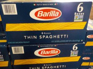 2 Boxes - 6 each Barilla Thin Spagh...
