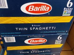 2 Boxes - 6 each Barilla Thin Spagh...