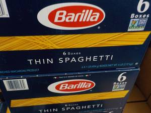 2 Boxes - 6 each Barilla Thin Spagh...