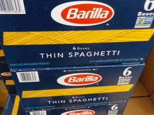2 Boxes - 6 each Barilla Thin Spagh...