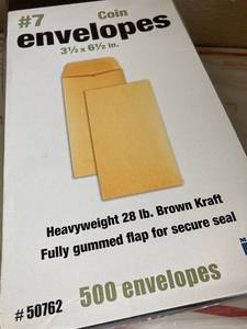 Coin Envelopes