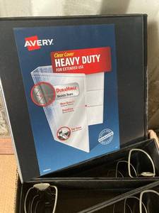 Heavy Duty Three-Ring Binders