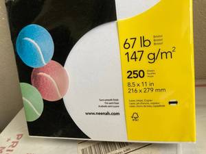 Premium Cardstock Paper