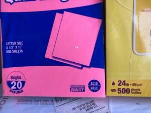 Bright Copy Paper