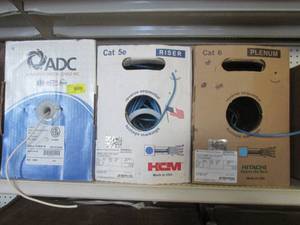 lot 21 image: (A-2) 3 Partial Boxes of AV Wire...