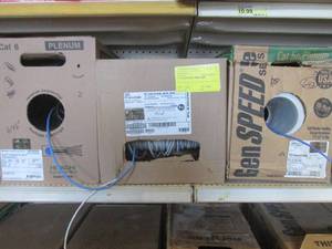 lot 24 image: (A-1) 3 Partial Boxes of AV Wire...