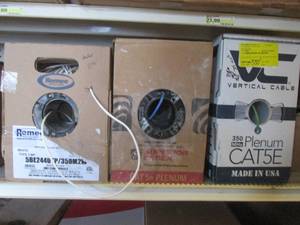 lot 25 image: (A-2) 3 Partial Boxes of AV Wire...