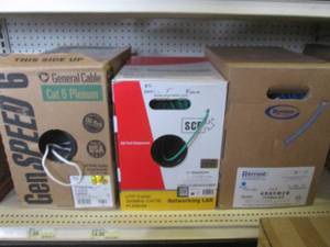 lot 28 image: (A-2) 3 Partial Boxes of AV Wire...