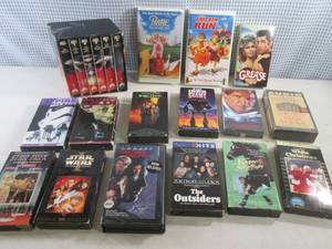 lot 78 image: (F-3) Assorted Vintage VHS Movies...