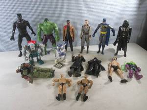 lot 93 image: (F-2) Assorted Action Figures...