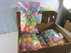 lot 112 image: (A-4) 6 Bags of 48 Plastic Easter E...