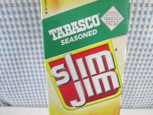 lot 129 image: (B-3) Box of 24 Slim Jim Tabasco Se...