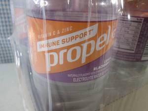 lot 142 image: (C-2) 12-Pack Propel Lemon Blackber...
