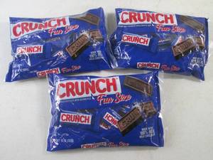 lot 146 image: (B-2) 3 Bags Crunch Fun Size Candy ...