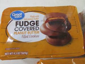 lot 158 image: (B-3) 3 Packs of Fudge Covered Pean...