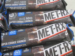 lot 163 image: (B-1) 12 Met-RX Big 100 Super Cooki...