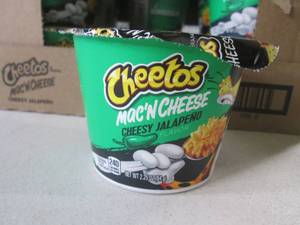 lot 185 image: (C-3) Case 12 Cups Cheetos Mac N C...