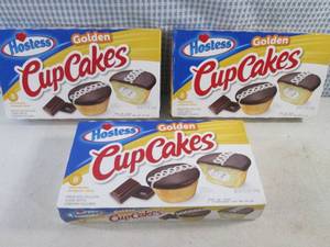 lot 188 image: (B-3) 3 Boxes Hostess Golden Cup Ca...