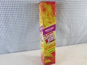 lot 190 image: (B-3) Box of 24 Slim Jim Teriyaki S...