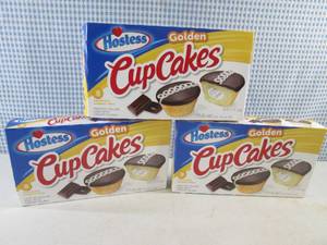lot 195 image: (B-3) 3 Boxes Hostess Golden Cup Ca...