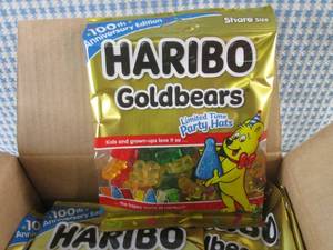 lot 196 image: (C-3) 12 Bags Haribo Goldbears Gumm...