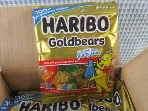lot 197 image: (C-3) 12 Bags Haribo Goldbears Gumm...