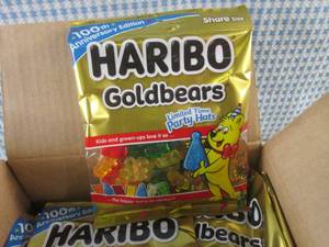 lot 198 image: (C-3) 12 Bags Haribo Goldbears Gumm...